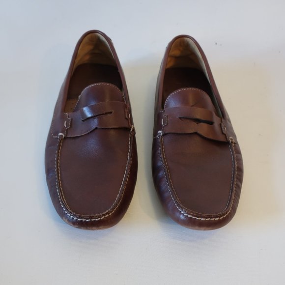 Mens Johnston & Murphy Brown Leather Flex Driving Loafers 11 * - Picture 3 of 12